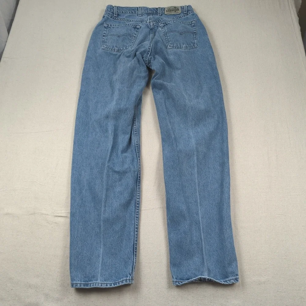 Vintage Levis Silvertab Jeans Mens 32x34 Blue Baggy Made in USA Skater